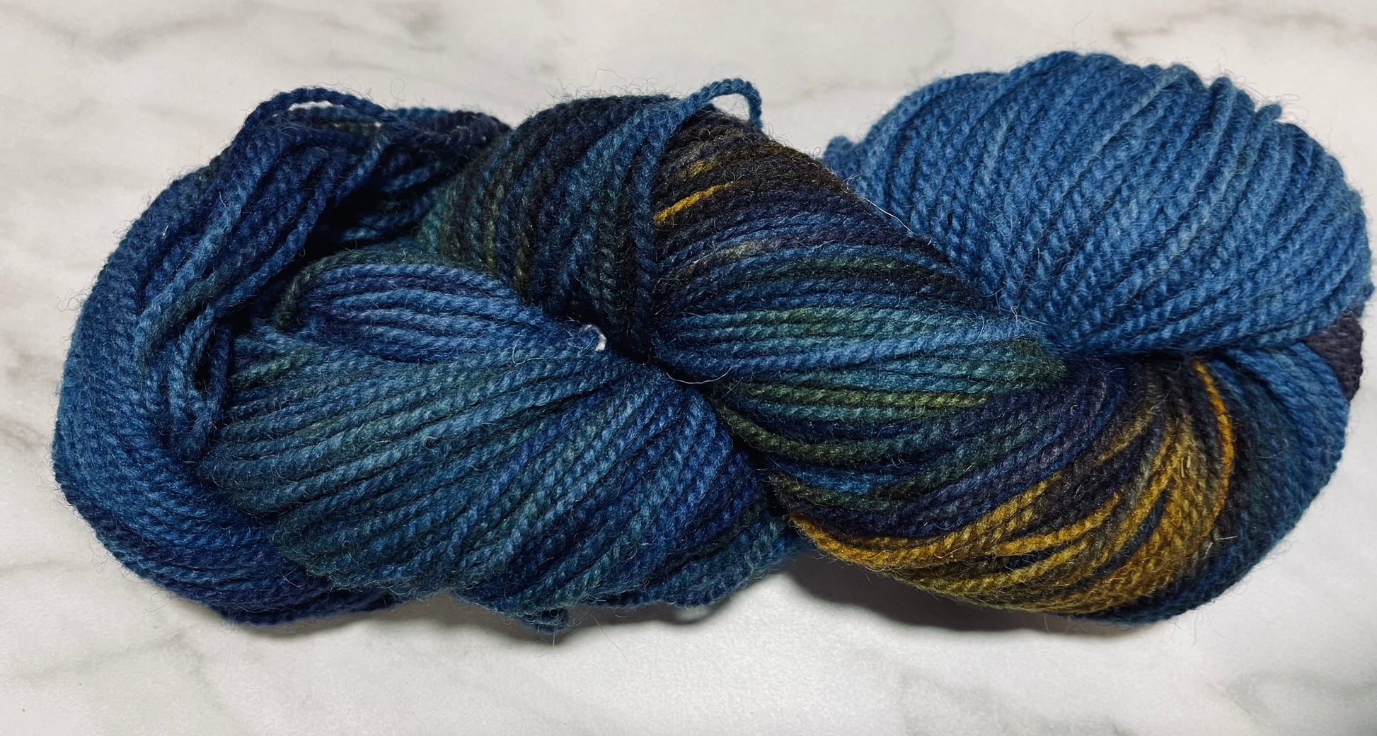 Ode to Van Gogh Yarn skein – The Wooly Mason Jar & Wooly Soul Strings