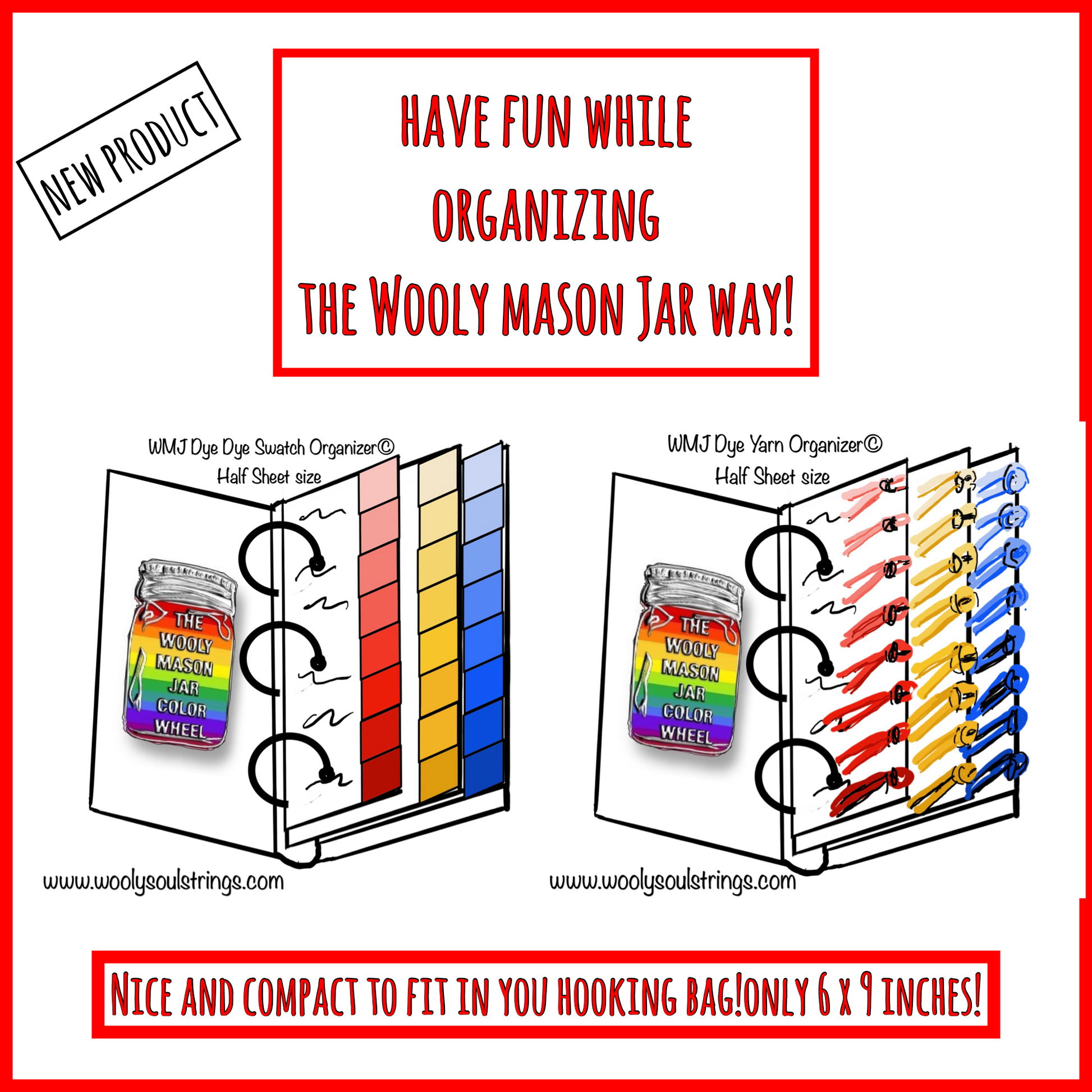 WMJ BINDER INSERTS only 24 pcs – The Wooly Mason Jar & Wooly Soul Strings