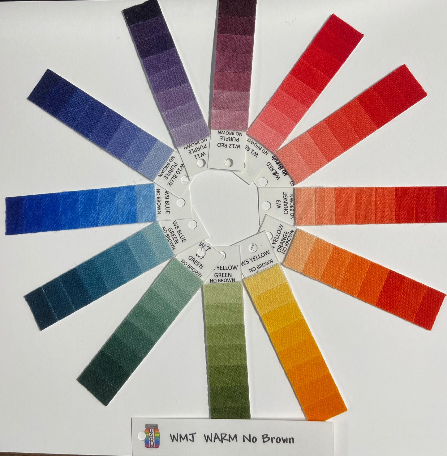 Warm WMJ Color Sticks W1-W12 NO BROWN